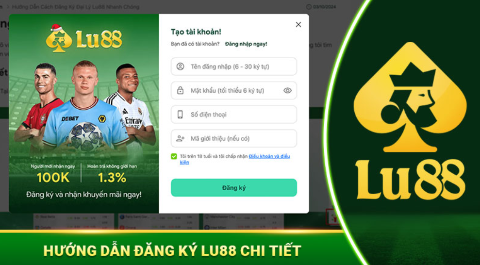 LU88 Đăng ký nhanh｜Tài khoản cho người mới